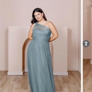 Revelry Bella Tulle Dress, French Blue, Size 12